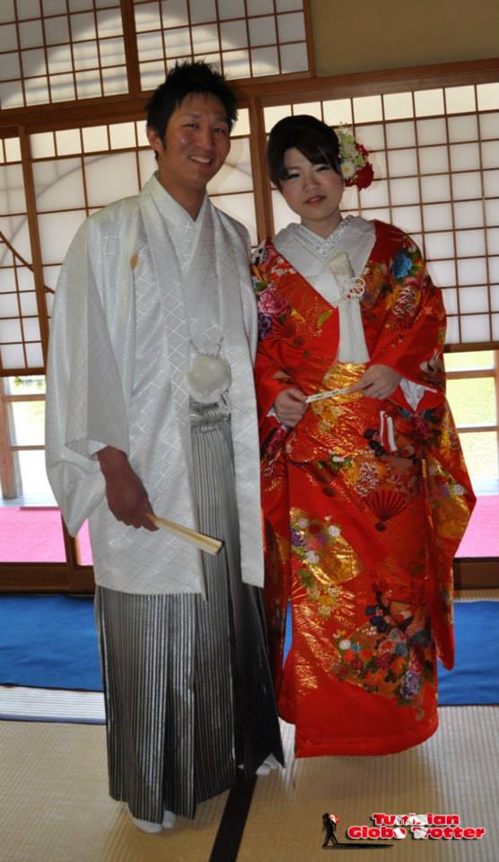 jeunes mariés japonais